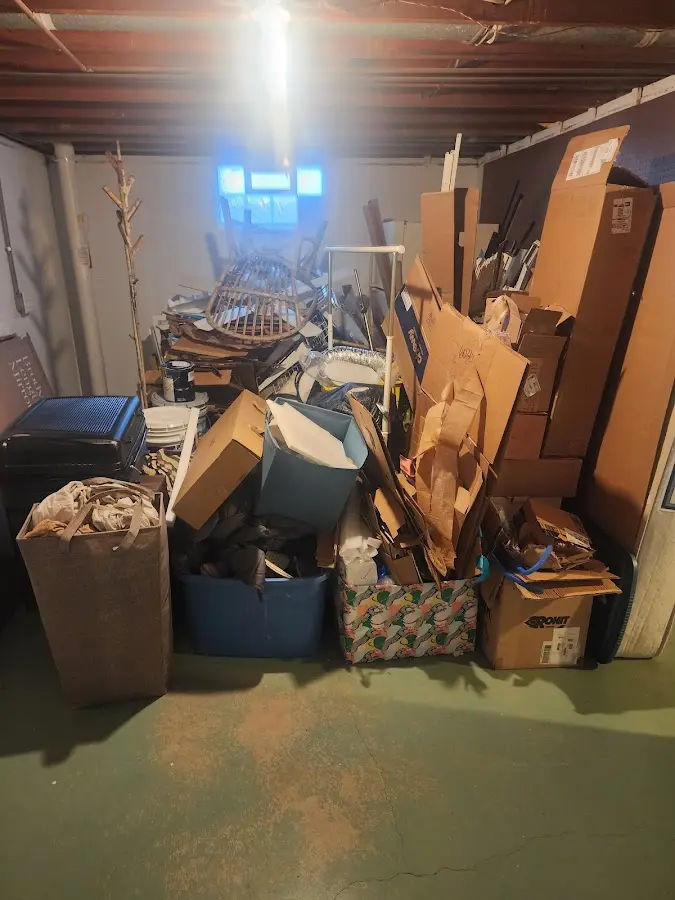 Roll-off dumpster container at job site for Construction Dumpster Rental in Albany